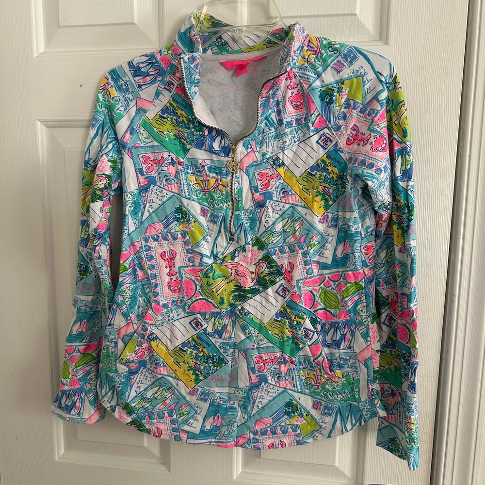 Lilly Pulitzer Skipper Popover in Wish You Were Here